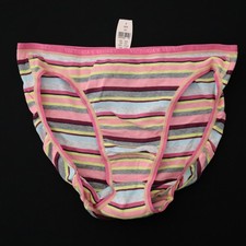 NEW Victoria's Secret VTG 100 Cotton Thin Signature String Bikini Panty MEDIUM