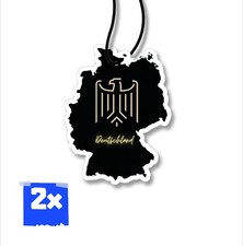 2x Deutschland Duftbaum/Auto Lufterfrischer/S...