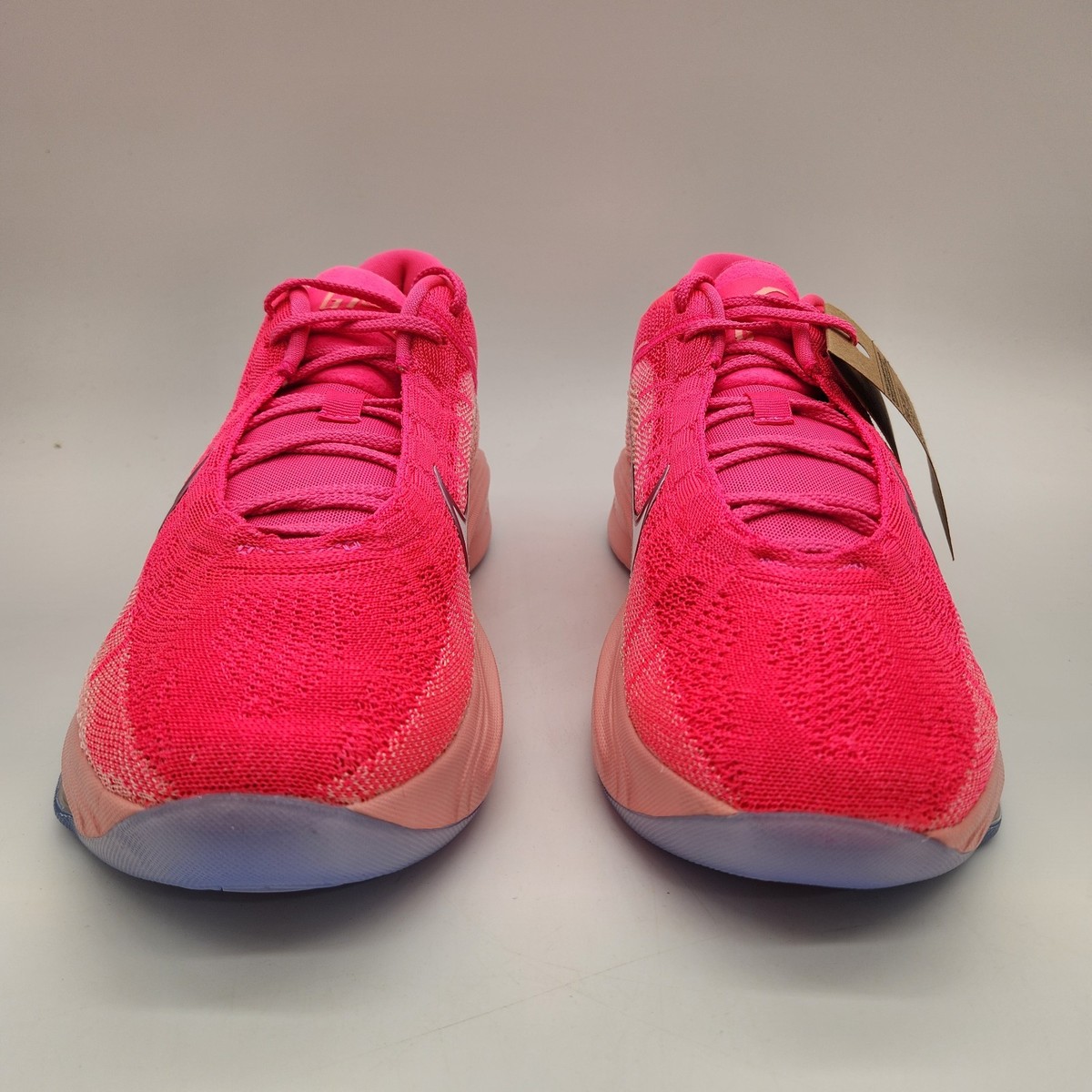 Mens Size 12 Nike GT Hustle 2 Kay Yow Pink White Basketball 