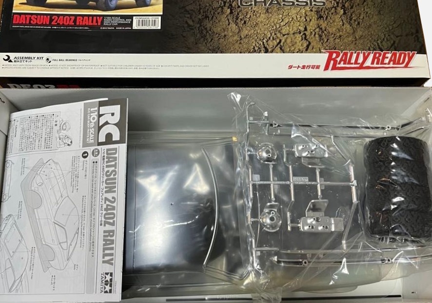 TAMIYA 1/10 #58459 RC 4WD DATSUN 240Z RALLY DF-03 Ra Chassis Model