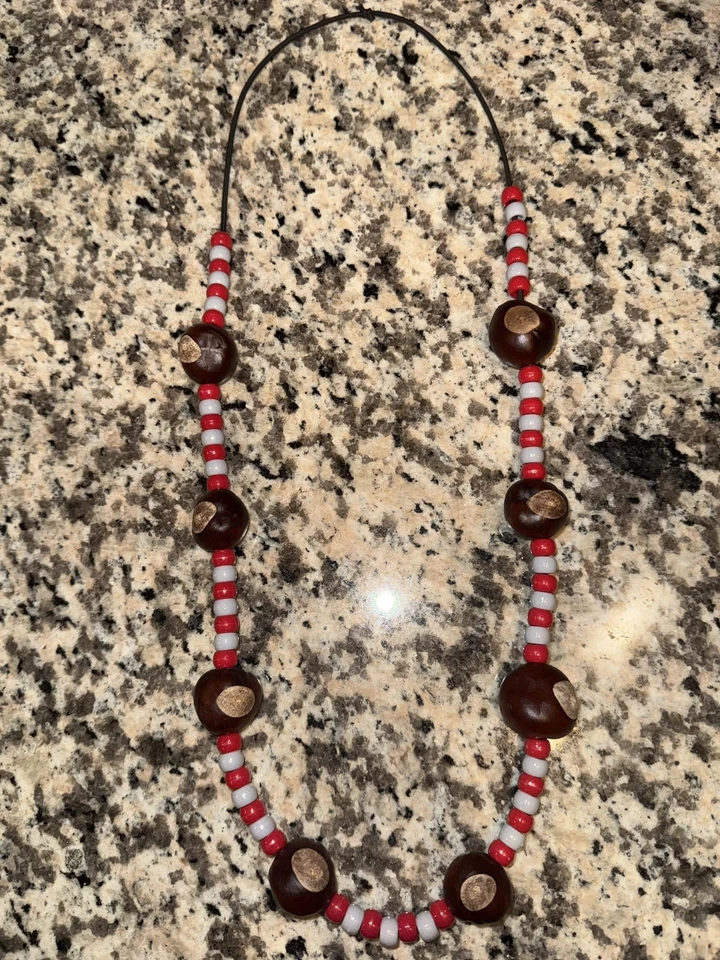 Ohio State Buckeye Necklace - Image 2 of 2