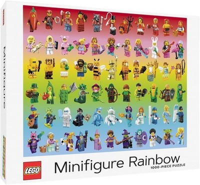 Lego ~ LEGO Minifigure Rainbow 1000-Piece Puzzle 9781797214382