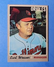 1970 TOPPS BASEBALL #148 EARL WEAVER NM-MINT HOF