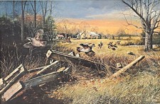 Impresión artística de codorniz R.J. McDonald The Home Place Covey S/N 24 x 15,5