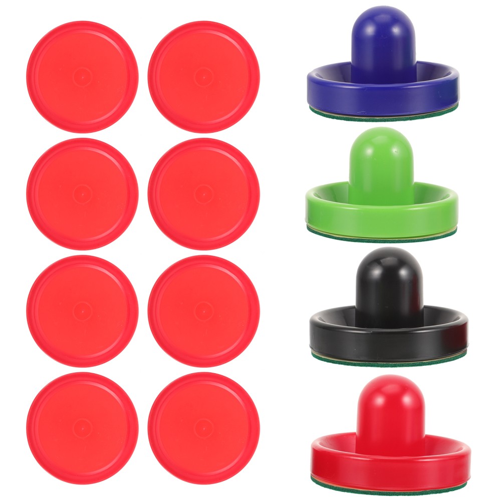 1 Juego de Plástico Hockey sobre Hielo Mesa Empujadora Hockey sobre Hielo Juego Juguetes Discos Hockey sobre Hielo