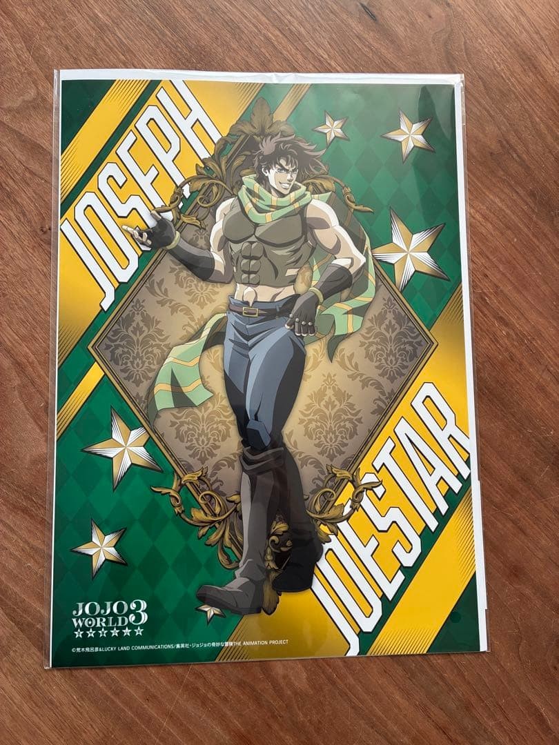 Joseph Joestar JoJo's Bizarre Adventure DISC Lottery Poster | eBay