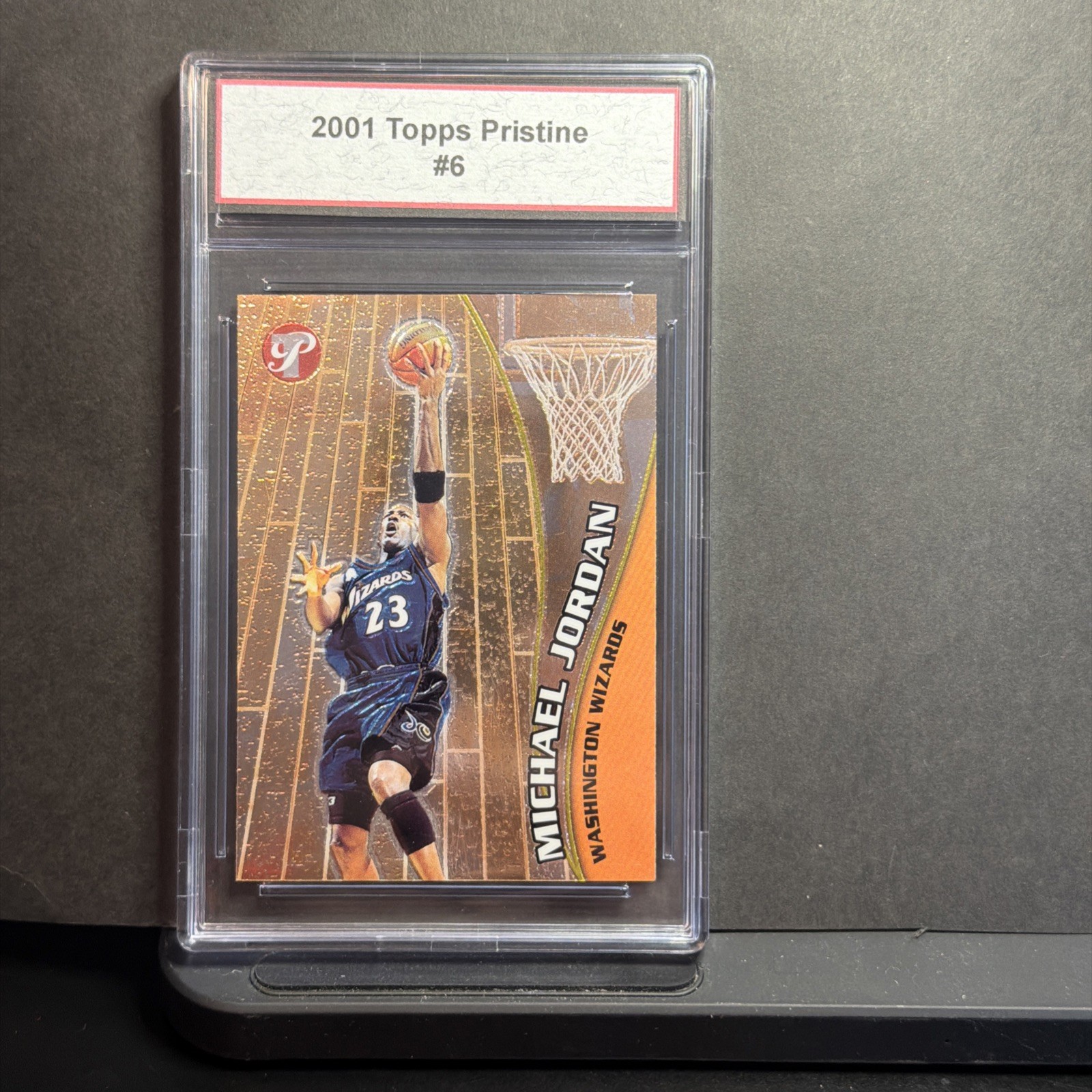 2001-02 Topps Pristine MICHAEL JORDAN Base Card #6 BULLS WIZARDS