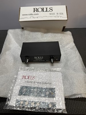 Rolls SS412 4-Channel Passive Stereo Audio Source Selector