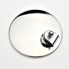 Vespa Lambretta Royal alloy polished stainless steel stadium mirror head round