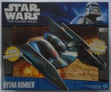 Star Wars The Clone Wars Hyena Bomber Action Figure Playset Hasbro 2010