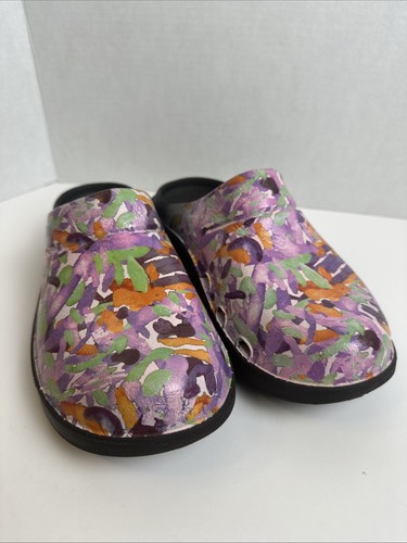 OOFOS Clog Shoes Women 10 Multicolor Camo Slip On Comfort Walking Casual