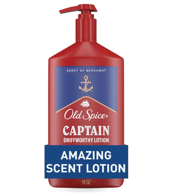 Old Spice Hand and Body Lotion for Men Captain Lightweight Moisturization, 16 Oz