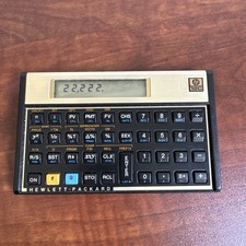 Vintage Hewlett Packard HP 12C Financial Calculator Works