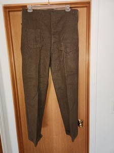 P-40 WOOL BATTLEDRESS FIELD TROUSERS-SIZE 36x31 Post War Dated
