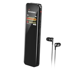 64GB Digital Voice Recorder with Playback, A-B Repeat, Variable Speed Play, 