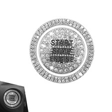 Bling Push to Start Button Cover, Diamond Crystal Engine Start Button Cover, ...