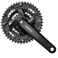 Catena Shimano Altus M371 MTB Conica Quadrata 44/32/22T 170mm 9 Velocità Nera