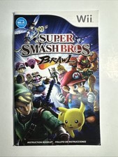 Super Smash Bros Brawl Nintendo Wii Manual only