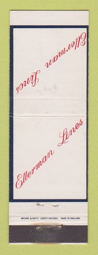 Matchbook Cover - Ellerman Lines Freight? Cruise? UK WEAR | eBay