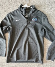 Nike Florida Gators Zip Pullover Jacket Men's size medium Dark Gray Dri-Fit