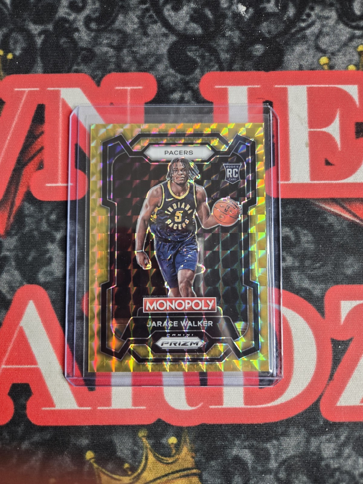 2023 Panini Prizm Monopoly #36 Jarace Walker Gold Prizm 35/49 (RC)