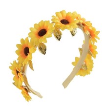 Sunflower Headbands Sunflower Crown Headband for Girls Festival Head Bands Su...