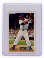 1951 Bowman Baseball #151 LARRY DOBY Rookie Card. rookie card picture