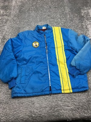 Vintage Blue Racing Jacket Great Lakes Mens Size Large Whites Electronics