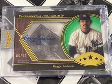 2025 Topps Fivestar Pentamerous Penmanship Auto Reggie Jackson /10