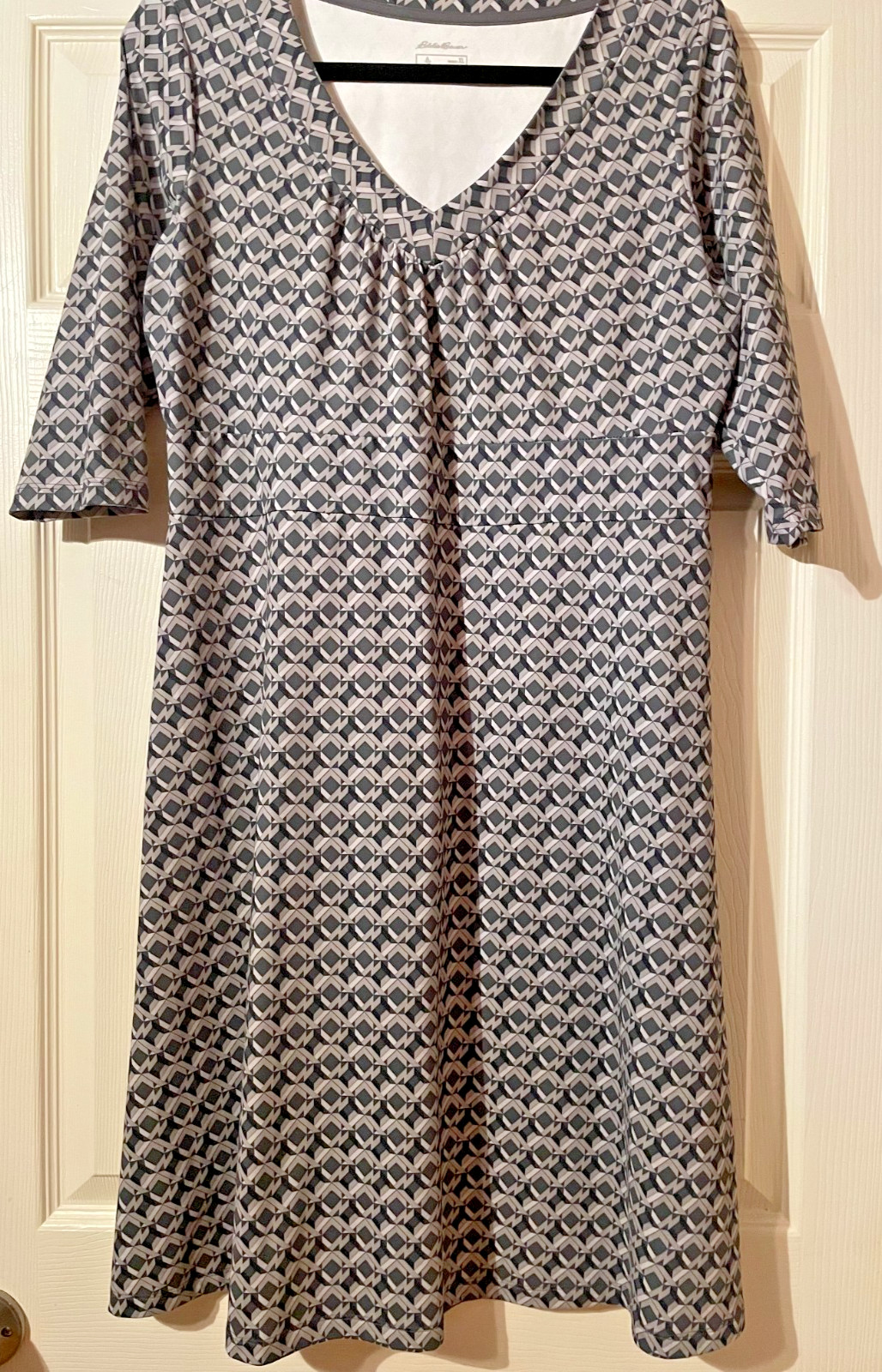 EDDIE BAUER - Grey Geometric Patterned "legging-l… - image 1