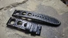 20mm for u-boat, handmade watch strap  oil waxed leather , Dalipicrafts
