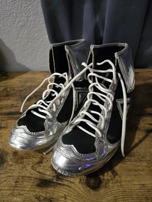 Adams Ortiz Boxing Shoes Silver for Boxing Men Women Athletic