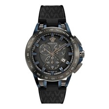 Versace Sport Quartz Men's Black Dial Quartz Chrono Watch VE3E00221