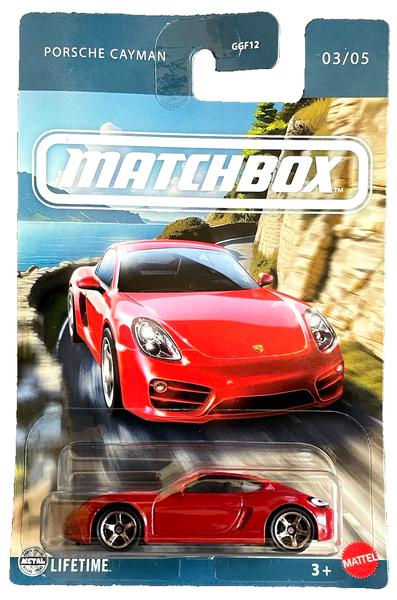 Matchbox Porsche Cayman 981C 3/5 European Series 2025 1:64 Modellauto Spielzeug-image