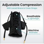 NEW Vive Black Lace Up Ankle Brace, Unisex Medium — photo 8