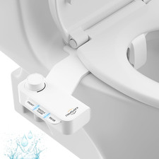 Bidet Attachment for Toilet, Non-Electric Ultra-Slim Bidet Toilet Seat Adjustabl