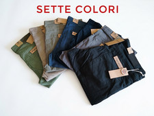  pantalone uomo estivi Paladino 100% cotone vita alta  taglio jeans leggeri 