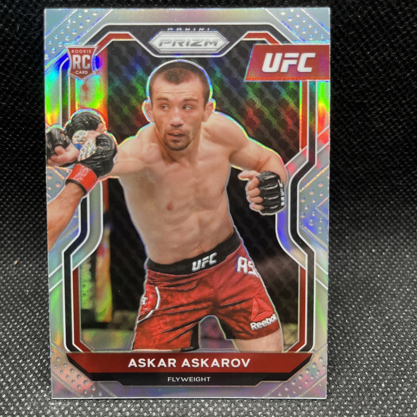 Askar Askarov 2021 Panini Prizm UFC Rookie Silver Prizm #8  Flyweight