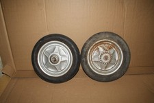 2 x Räder Felge mit Ritzel DDR Roller Bollerwagen Tretauto Liliput Handwagen DDR