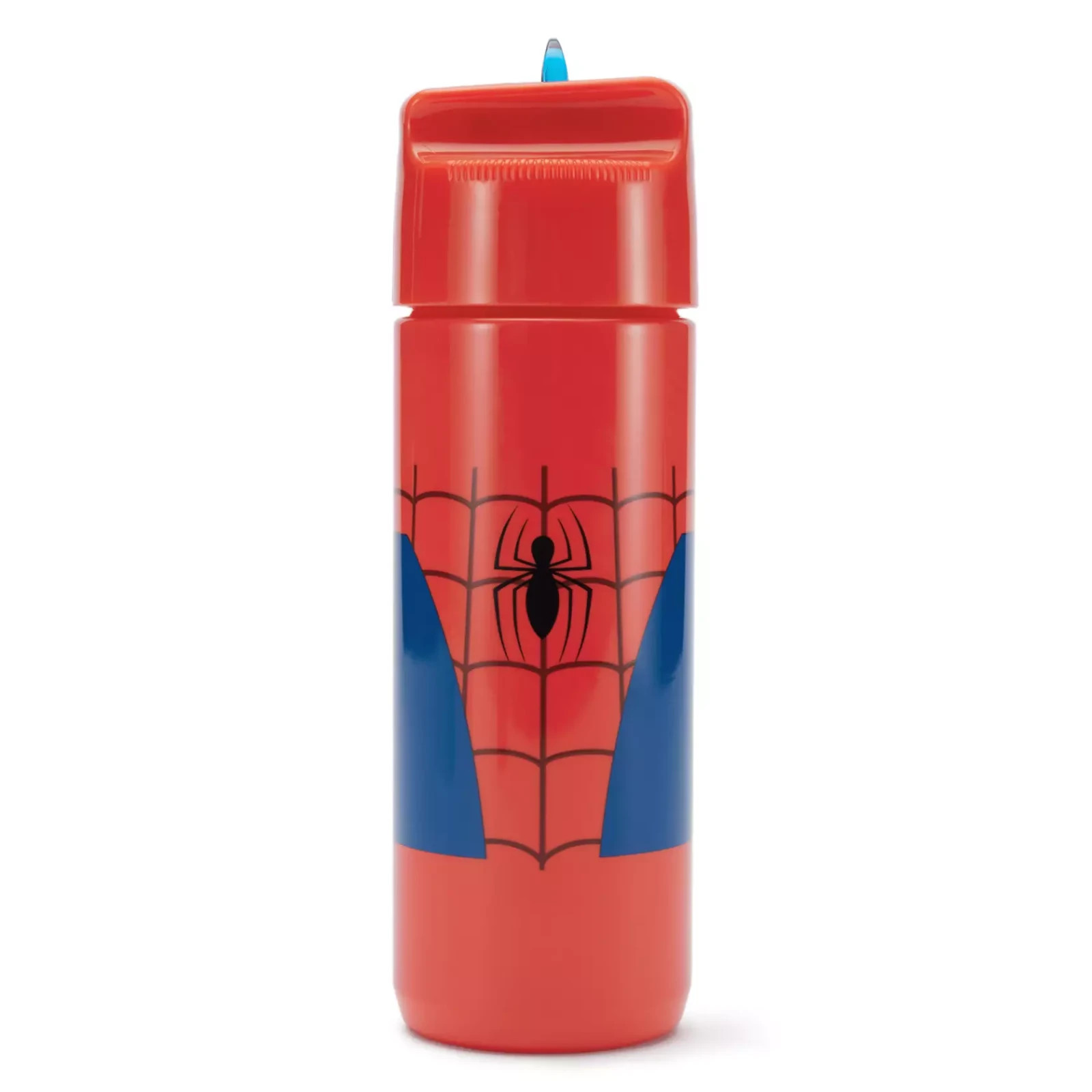 Spider-Man Water Bottle with Flip-Up Straw - Marvel Super He