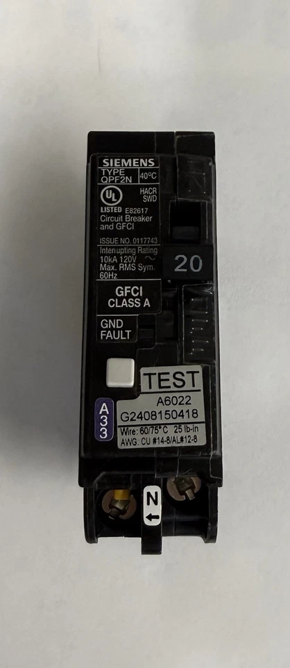 10 PCS Siemens QF120AN 20A Plug-In Circuit Breaker - Image 2 of 4