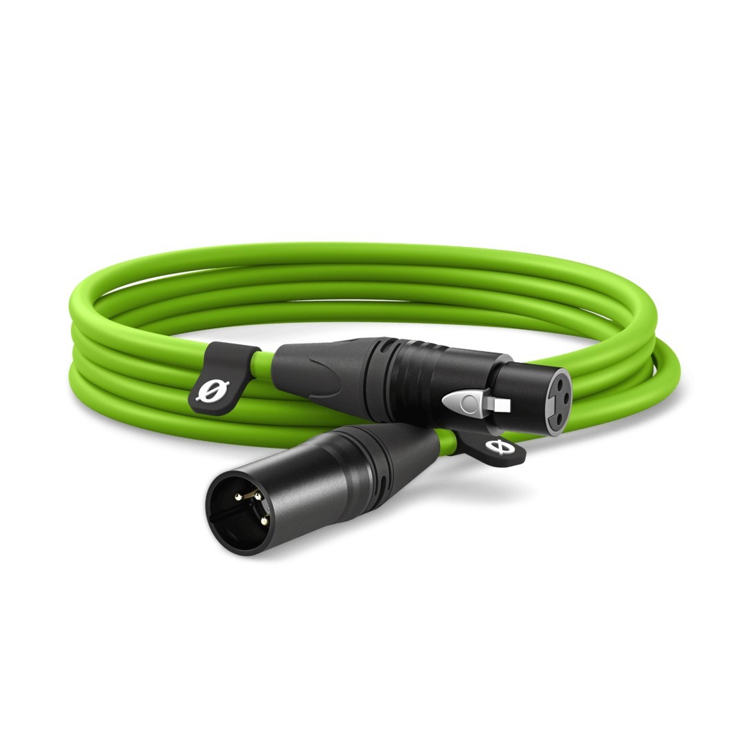 0698813009978 RDE XLR3M-G Audio-Kabel 3 m XLR Grn RODE 13790₽