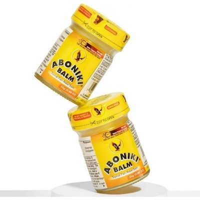 Aboniki Balm - Hot Relief for Arthritis and Rheumatism 2 plastic Jars