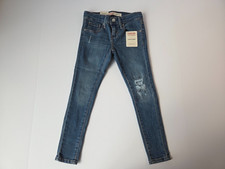 NEW Levi Signature Super Skinny  Stretch Adjustable Waist- Kids Girls Size 6