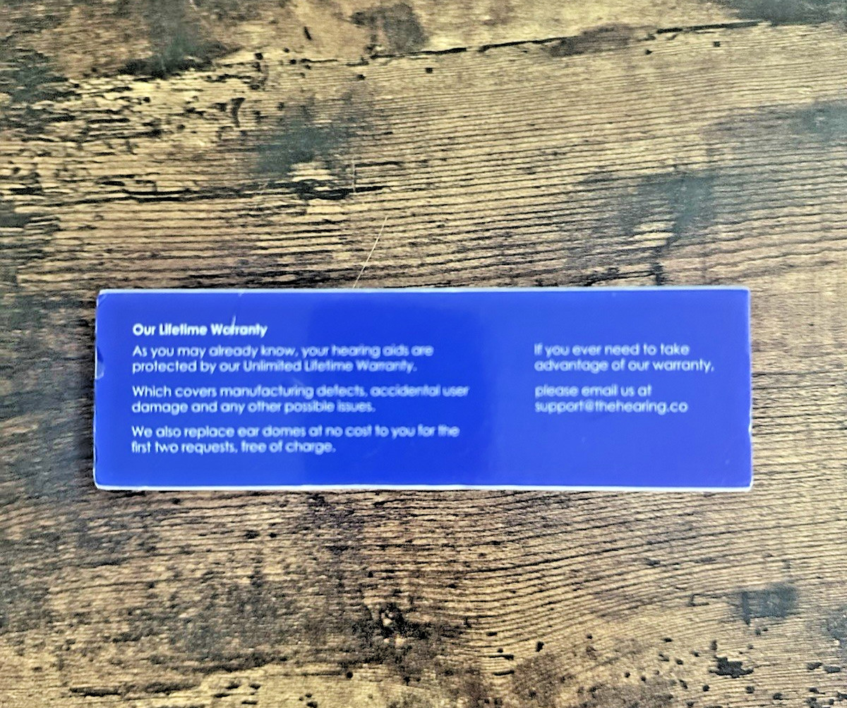 New THE HEARING CO. Micro CIC Rechargeable Hearing Aids Set with Charging Case