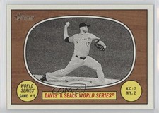 2016 Topps Heritage World Series Wade Davis Davis' K Seals World Series #154 4k8