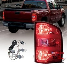 Rear Tail Lights Assembly Compatible With Right Passenger Side 07-14 Silverado