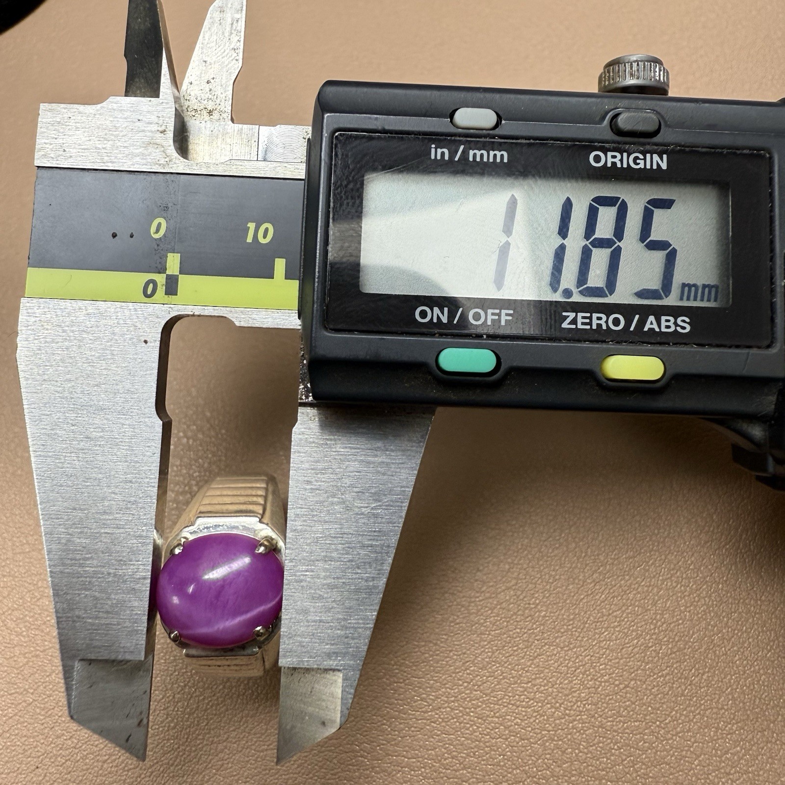 Star Ruby lab created Ring 925 Sterling Silver Sz… - image 10