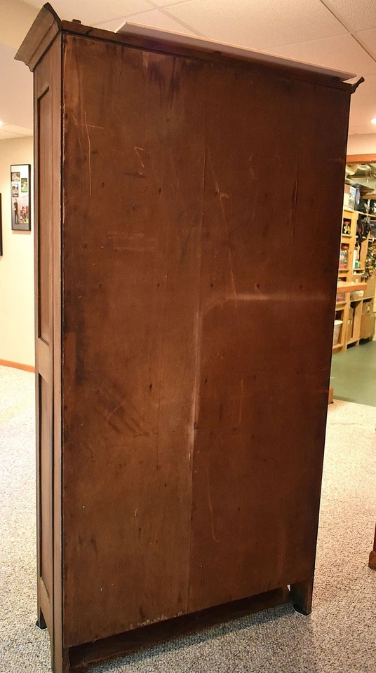 Armario de pastel vintage, organizador de vitrina de tienda de campo, vitrina Foto 3 de 4