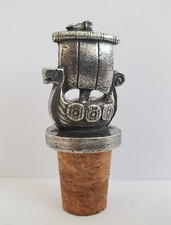 Vintage Wikingerschiff Zierkorken , Art deco, Jugendstil, skandinavische Deko